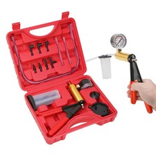 Brake Bleeder Kit 2in1 Hand Vacuum Pump With Adapters Auto Car Truck Motorcycle