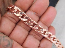Pure Solid Copper Bracelet Arthritis Cuban Bracelet handmade Jewelry