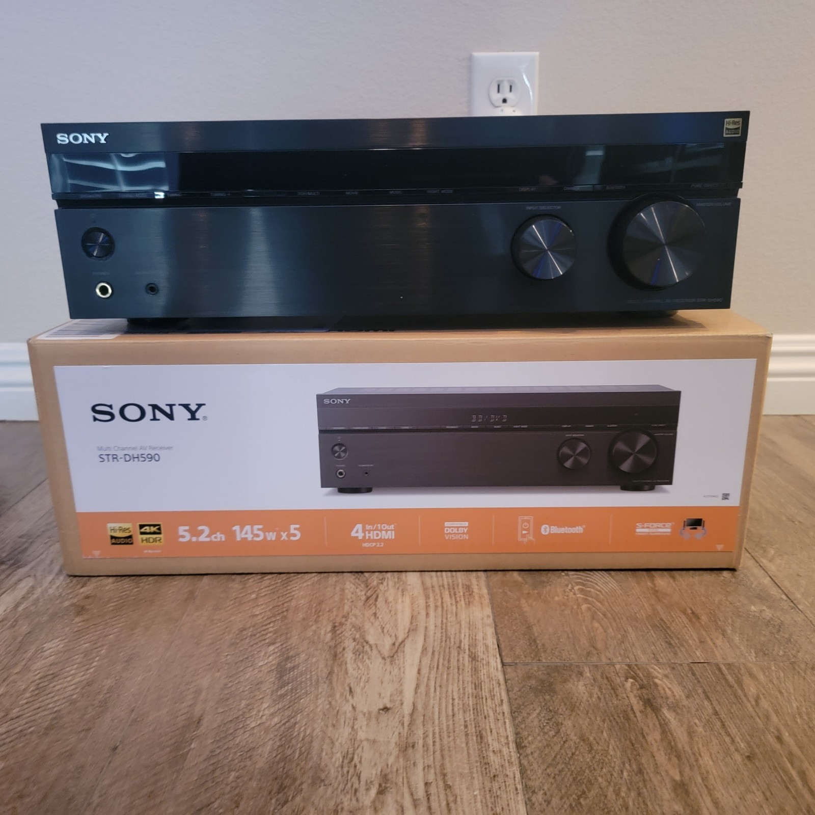 Sony STR-DH590 5.2ch 4K HDR AV Receiver Bluetooth Dolby Visi