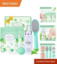 Complete Tea Tree Foot Spa Set - Exfoliation, Hydration  Relaxation Essentials