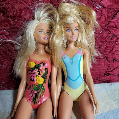 Barbie Swimsuit Beach Doll Mattel Lot, Set of Bathing Suit Barbies