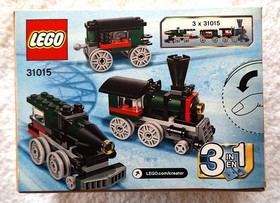 LEGO CREATOR Emerald Express Train 3105 Used Complete Box Instructions Lot of 3