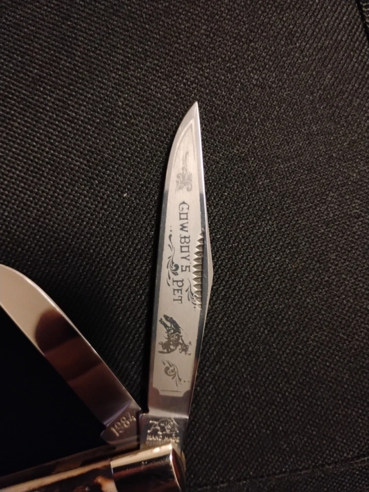 1984 BULLDOG BRAND SOLINGEN GERMANY STOCKMAN COWBOY'S PET - Image 3 of 4