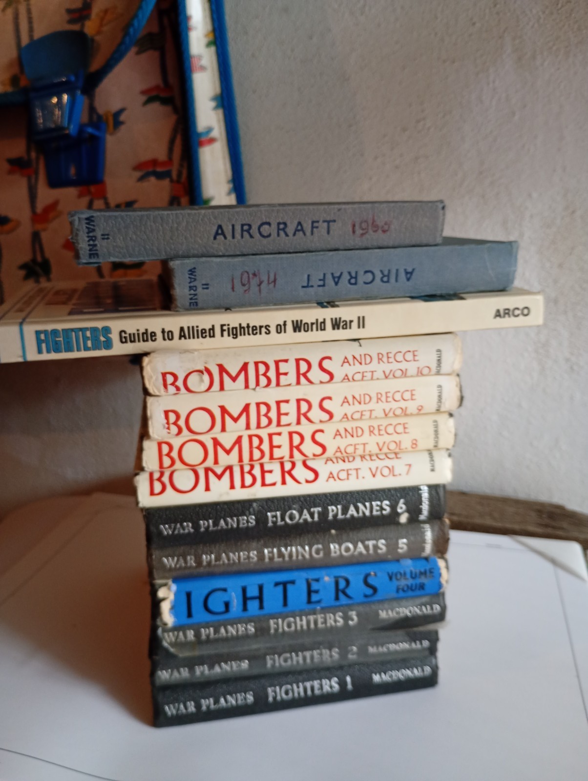 Lotto war Planes fighters bombers William Green 10 vol. + Aircraft + guide mcdon