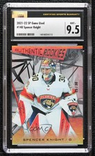 2021 SP Game Used Authentic Rookies 25/30 Spencer Knight CSG 9.5 Mint Plus a2v
