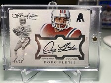 2016 Panini Flawless - Now and Then Signatures Doug Flutie #NTDF /20 (AU)