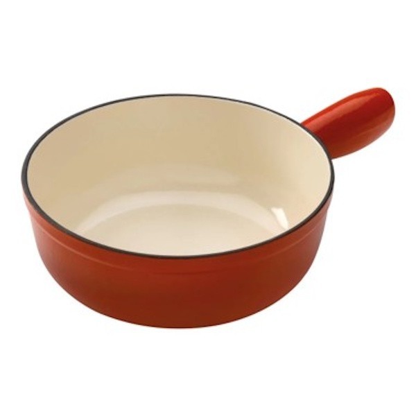 Caquelon aus Eisenguss Ø 24 cm - Rot