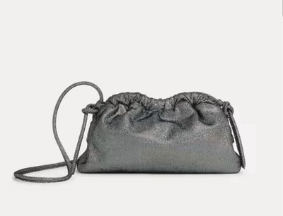 Mansur Gavriel Mini Cloud Glitter Clutch