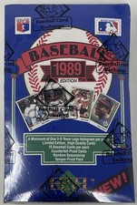 1989 UPPER DECK MLB Baseball LOW SERIES Unopened Card BOX BBCE Sealed FASC Foil