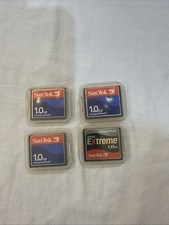 Lot Of 4 SanDisk 1GB CF Compact Flash Camera Memory Card