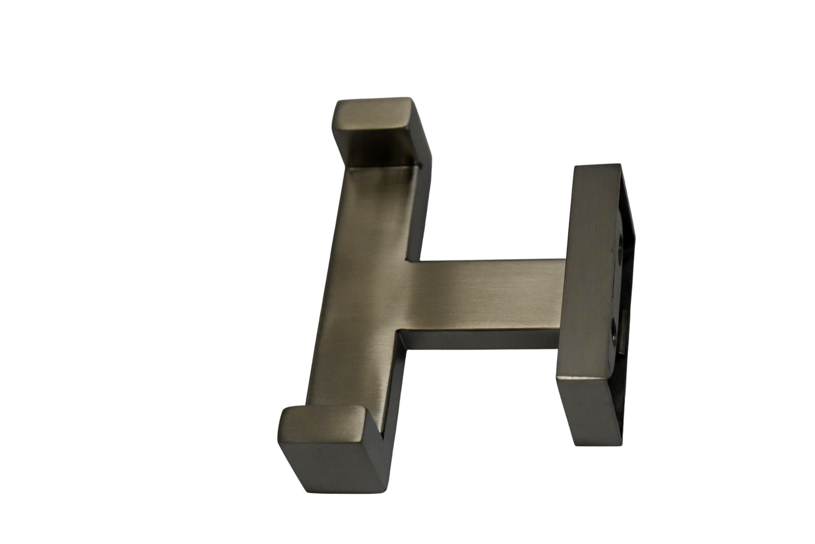 Hook Brushed Nickel Wall Mount Bathroom Hardware New Open Box