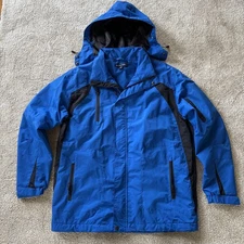 Port Authority Men's Blue & Black All Season Jacket Size M. Excellent Condition
