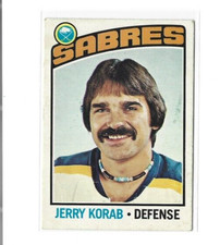 1976-77 O-Pee-Chee #27 Jerry Korab VG