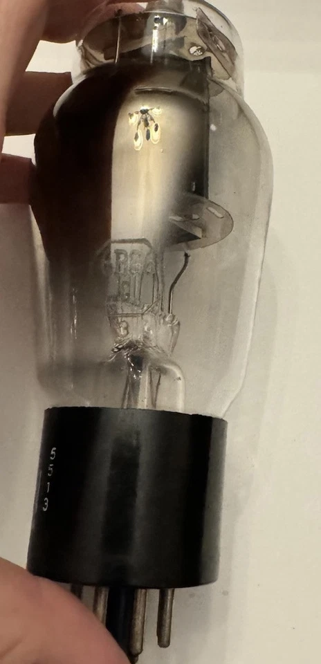 Tubo de audio de alimentación Hytron NOS 6BG6G (6L6 Sub con mod) botella grande varillas dobles D Getter Foto 3 de 4