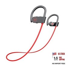Bluetooth Headphones Wireless Earbuds Bluetooth 5.3 Running Headphones A, Red