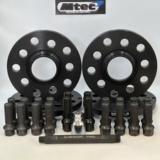 2x 15mm 2x 20mm SPACE-R Schwarz Alufelgen Spurverbreiterungen Schrauben/Schlösser Audi A6 RS6 C7 66