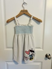 Vintage The Disney Store Girls Terry Swim Cover-Up. Or Dress Size 5/6 Minnie