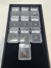 SASA (10) 1173-1290 Silver Drachm India Bull And Horseman ICG Graded Genuine