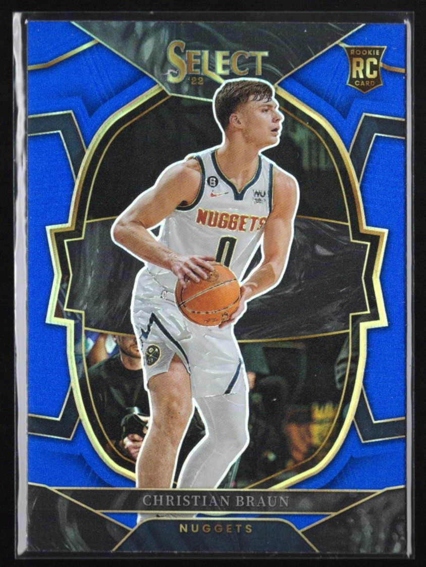 2022-23 Select Christian Braun RC Silver Prizm #85 Denver Nuggets