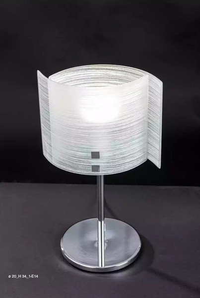 Moderne Tischlampe Kristall Kronleucher Beleuchtung Wohnzimmer Lampe-image