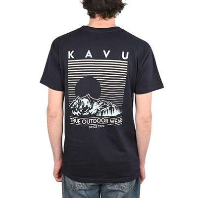 Kavu Landschaft Kurzarm T-Shirt - Nautical Navy, Regular Fit, Baumwolle