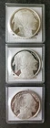 Lot of Three SilverTowne 1oz Silver Buffalo Rounds
