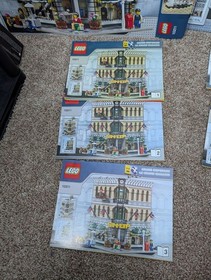 Lego creator 10218  10246 10211 BOXES Only flattened see pics some manuals