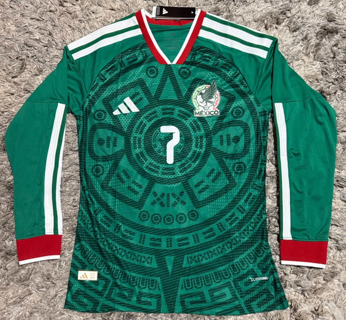 Mexico 2026 #7 G.MORA Home PLAYER VERSION Jersey Long Sleeve READ