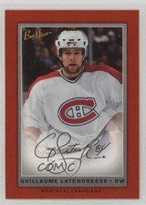 2006-07 Bee Hive Rookies Red Facsimile Signature Guillaume Latendresse #130 0q3