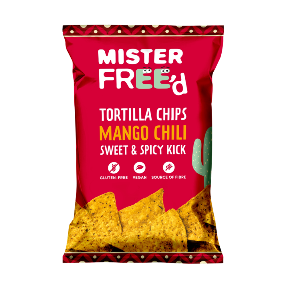 Mister Free'd Tortilla Chips with Mango Chilli 12x135g Gluten Free