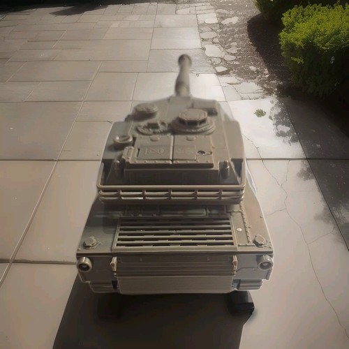 Czołg bojowy armii USA Tarcie Dźwięki Światła Obrotowa wieża M6A1 105 Rolling - Zdjęcie 5 z 19