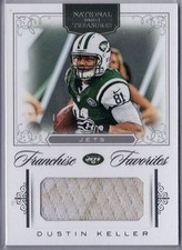 2012 National Treasures Franchise Favorites - DUSTIN KELLER #48 Jets 07/99 Dirty