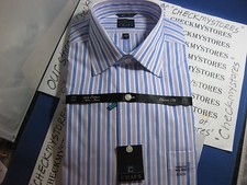NWT $65 CHAPS  COTTON NON-IRON DRESS SHIRT LONG SLEEVE  Shirt Classic Fit