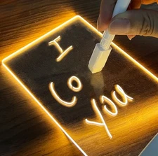 Creative Note Board Creative Led Night Light USB Message Board Holiday Light Wit