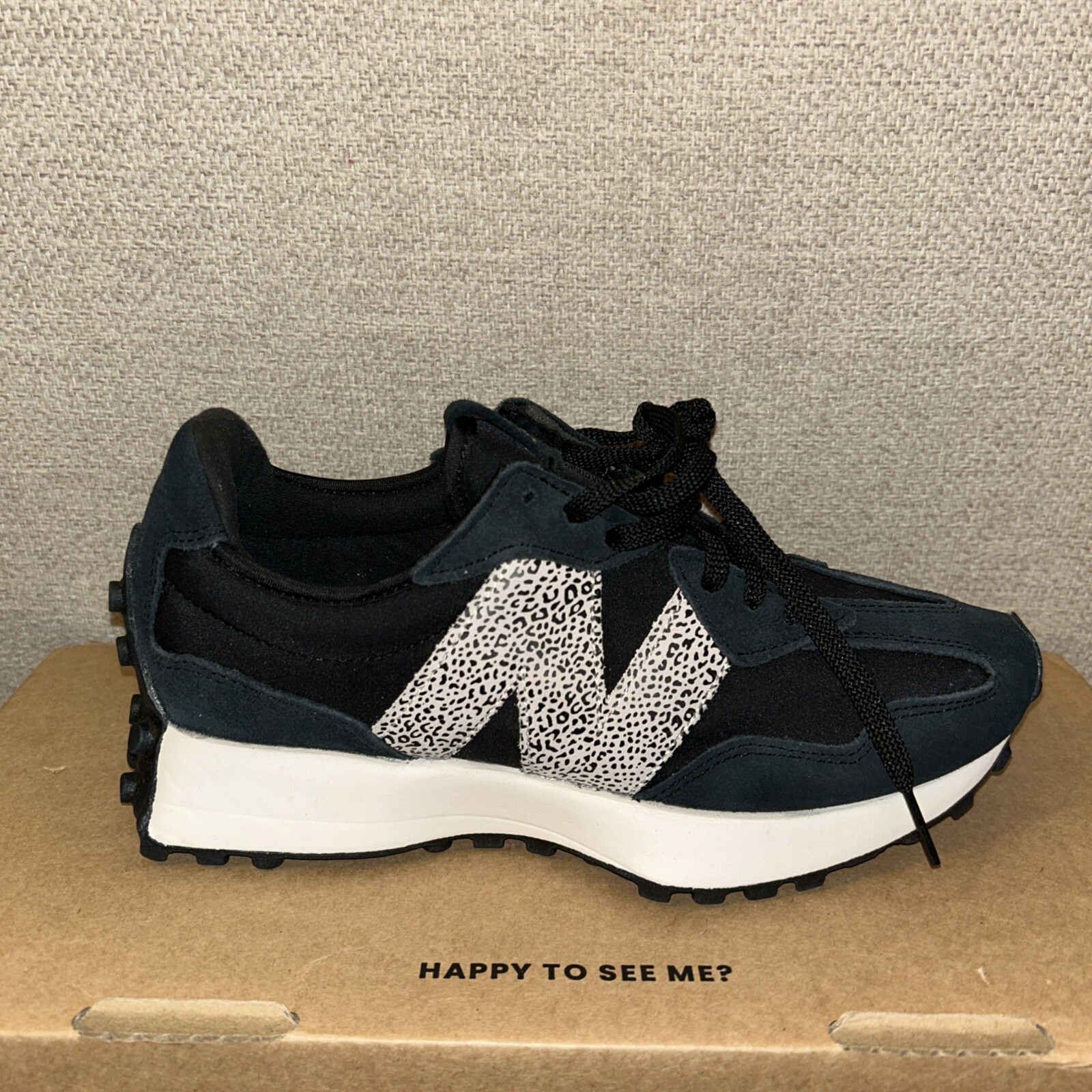 Size 5 - New Balance 327 Sea Salt Leopard W image 4