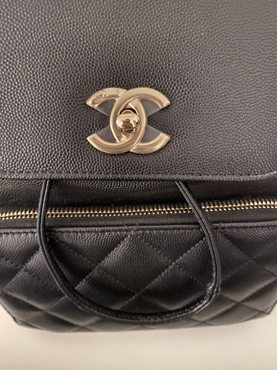 chanel business affinity backpack mini chanel Caviar Quilted Business Affinity Backpack Black