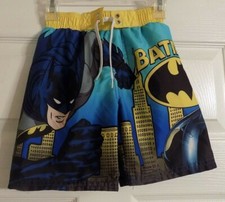 Boy's Batman Swimming Swim Trunks Shorts Size 4 Boys