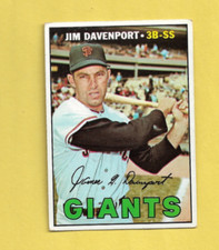 1967 Topps Jim Davenport #441 San Francisco Giants G/VG- FREE SHIPPING