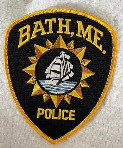 BATH MAINE POLICE COLLECTIBLE PATCH