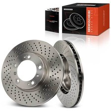 A-Premium 2x 318mm Brake Discs for Porsche 911 Boxster Cayman 99635140600 Front