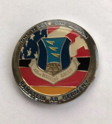 435th Medical Group Ramstein AB Commander's Coin for Excellence B21