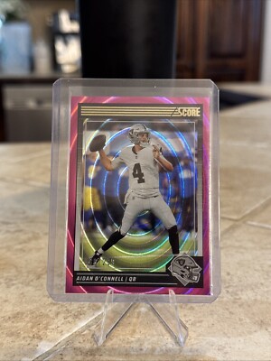 2024 Score Aiden O'Connell 086/299 Pink Ellipse Parallel #147, Raiders