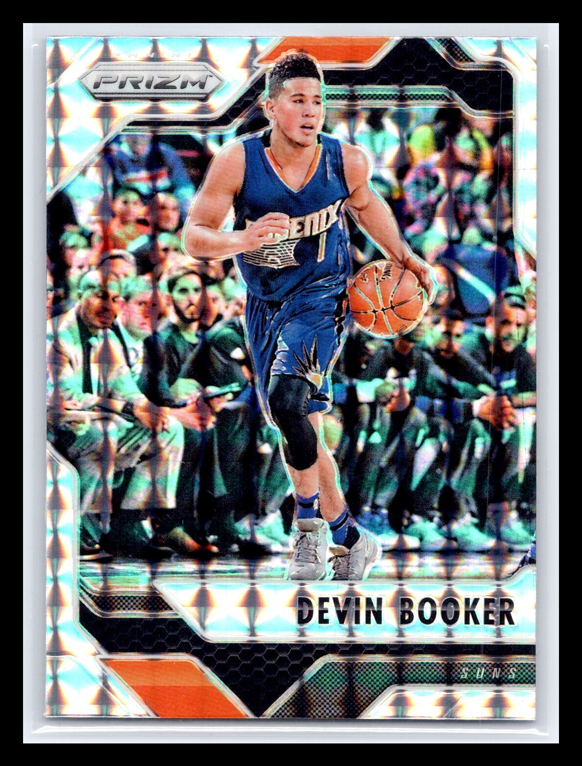 2016-17 Panini Mosiac #23 Devin Booker Silver Mosiac Prizm Phoenix Suns