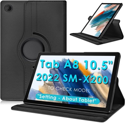 360 Rotating Case For Samsung Galaxy Tab A8 10.5 inch Folio Leather Tablet Cover