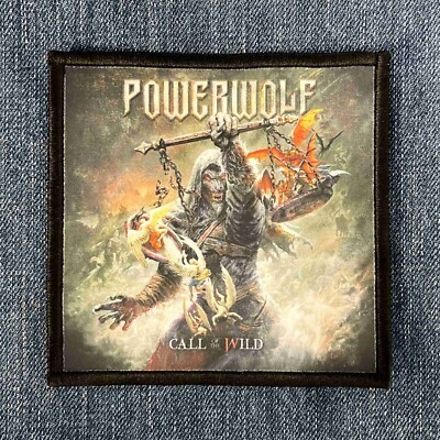 Powerwolf Call of The Wild Sublimated Printed Patch German Power Metal Band