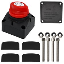Universal Battery Disconnector Isolator Kill Switch Power Cutoff Master 300A 12V