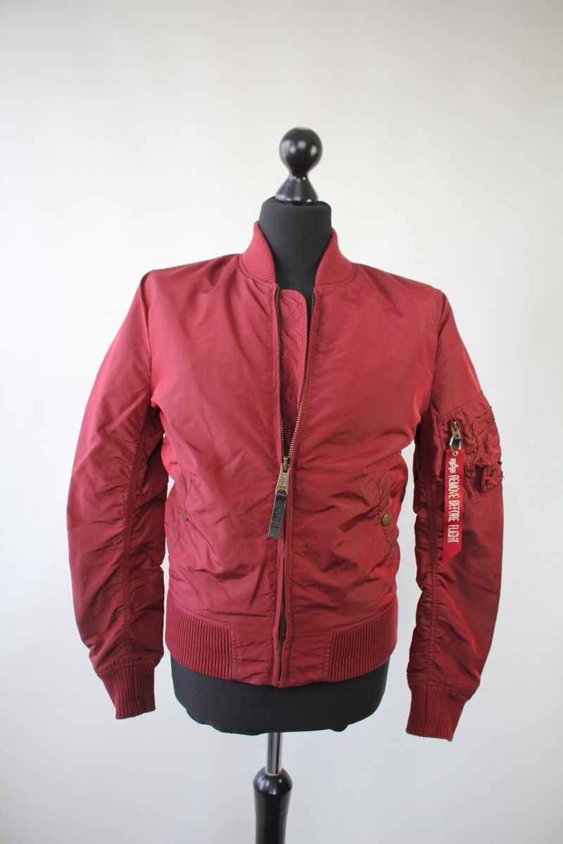 ALPHA INDUSTRIES BOMBER NYLON JACKET SIZE S