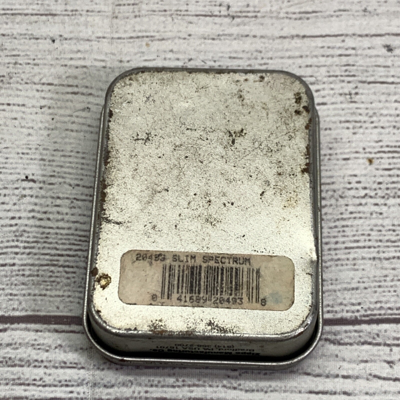 Zippo Slim Lighter 2004 Spectrum Finish