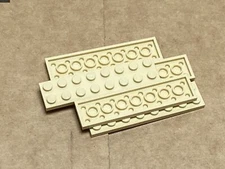 LEGO Parts - Tan Plate 2 x 8 - No 3034 - QTY 5