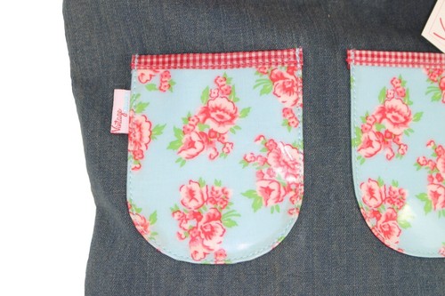 10" x 13" BEUTELTASCHE Shopper Shopping KATASTROPHEN DESIGNS Vintage Klassiker HALTEHALLE - Bild 3 von 5
